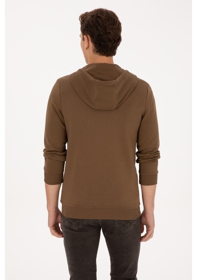 U.s. Polo Assn. Erkek Haki Hırka Örme 50313719-vr027 Haki