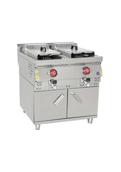 Himaksan Elektrikli Çiftli Fritöz Dolaplı 24 + 24 Lt