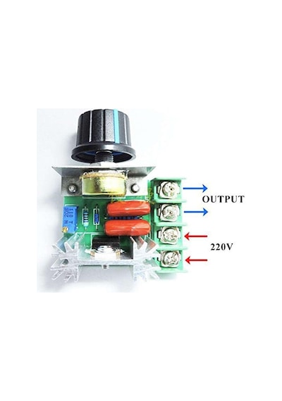 Ac 220V 2000W Dimmer Motor Hız Kontrol