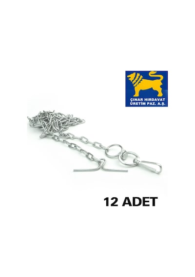 Arslan Mamulleri Köpek Zinciri 2.5 MM x 2 Mt - 12 Adet Diğer
