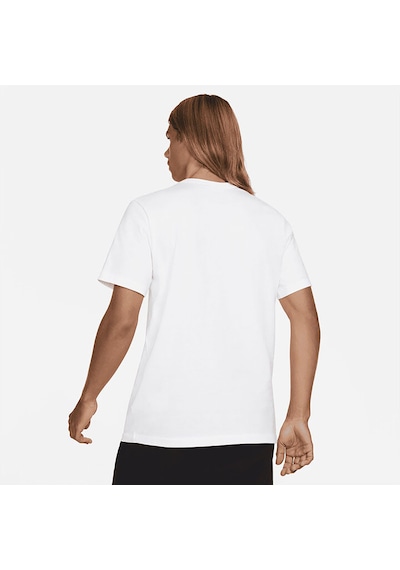Nike Beyaz Erkek Günlük T-shirt Sportswear Swoosh Dc5094-100 001