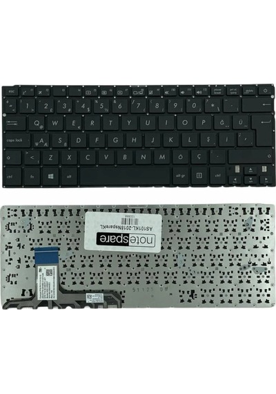 Asus Uyumlu Zenbook Ux305ua-0031a6500u, Ux305ua-0031c6500u, Ux305ua-6200 Klavye Siyah Tr