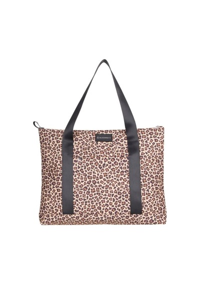 Earthy Leopard Omuz Çantası / Tote Bag Kahverengi