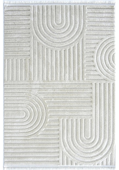 Hoom Rugs Step 2213 Krem İskandinav Halı