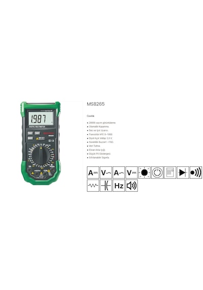 Mastech Ms8265 Dijital Multimetre