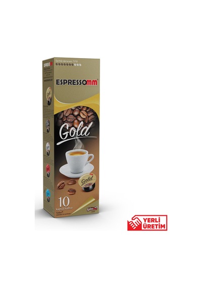 Espressomm® Tchibo Cafissimo Makineleri İle Uyumlu Gold Kapsül Kahve 10'lu