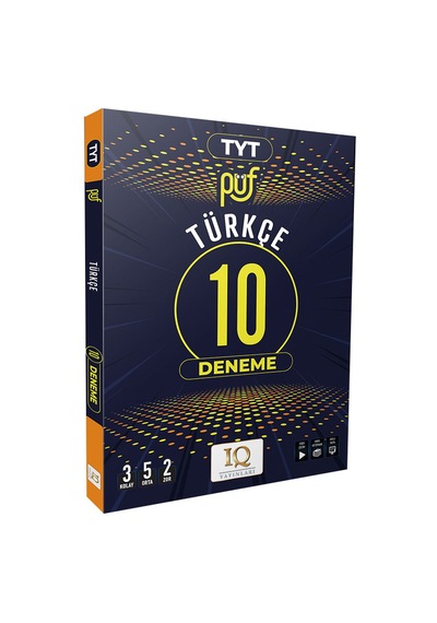 Tyt Türkçe Püf 10 Branş Denemesi Iq Yayınları