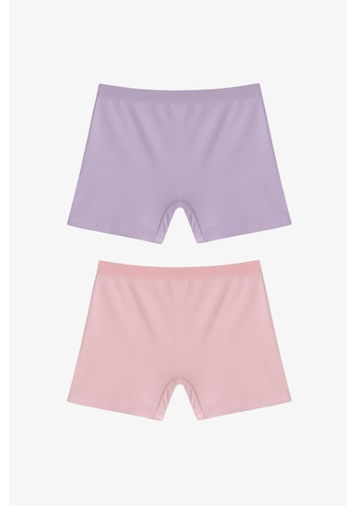 Penti Kız Çocuk Basic 2li Çok Renkli Uzun Boxer