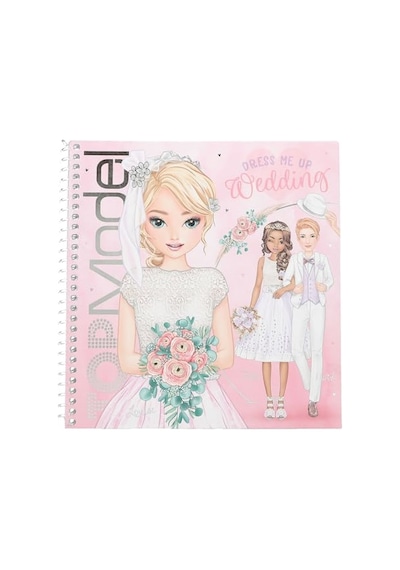 13529 Topmodel Dress Me Up - Boyama Kitabı Seti, Boyama İçin 24 Sayfa, 11 Çıkartma Yaprağı Dahil