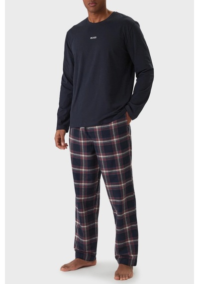 Boss Erkek Pijama Takımı 50550777 460 Lacivert Lacivert
