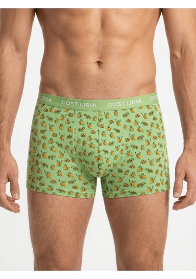Gost Liria Tortoise Desenli Erkek Boxer Yeşil