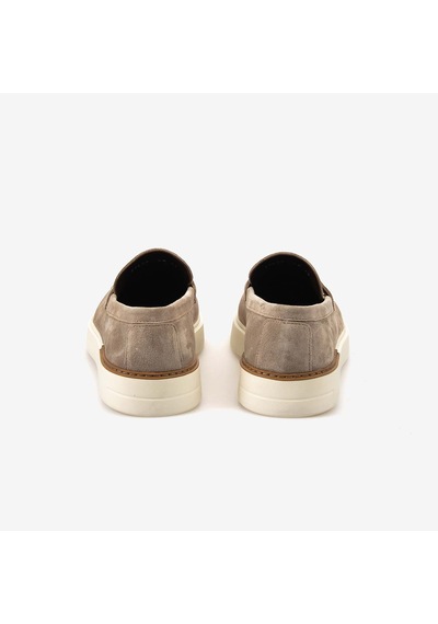 Mocassini Gold Erkek Spor & Sneaker Ayakkabı A7609 Vizon Süet