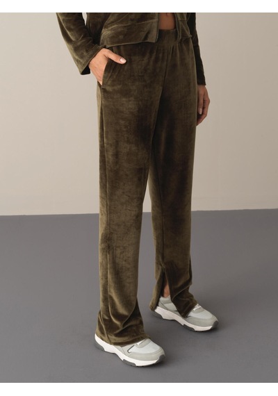 Xint Haki Regular Fit Sweat Kadife Pantolon 470364