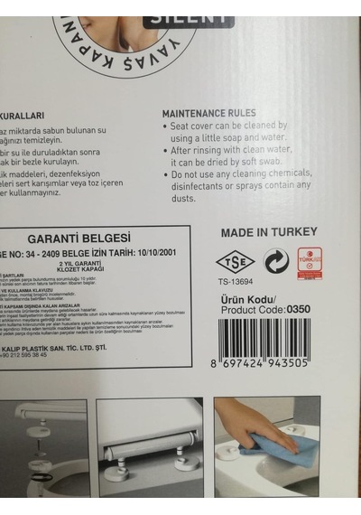Nkp Twin Çocuk Adaptörlü Yavaş Kapanır Klozet Kapağı 0350 Diğer