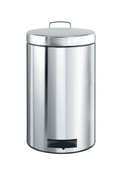 Brabantia Brilliant Steel Pedallı Çöp Kutusu 12 Lt. Krom