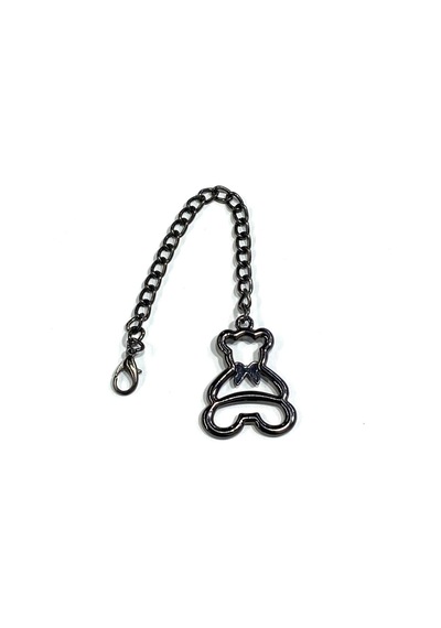 Karantuhafiye Metal Çanta Sallantı Süsü / 20 Cm / Slt2 Antrasit