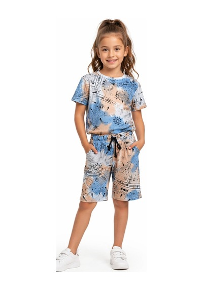 İrem Çocuk Giyim Erkek Çocuk /kız Çocuk Üzeri Yazılı Batik Desenli Turuncu Renk Şortlu Takım Turuncu İrem Çocuk Giyim Erkek Çocuk /kız Çocuk Üzeri Yazılı Batik Desenli Turuncu Renk Şortlu Takım Turuncu