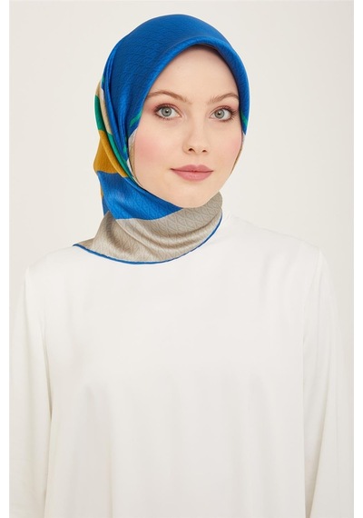 Armine Twill İpek Eşarp 24ya9111 85 - Desenli