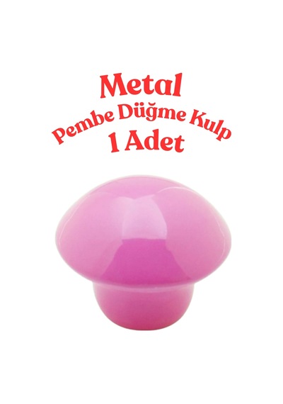 Klc Metal Yuvarlak Pembe Düğme Kulp Çocuk Odası, Mutfak Ve Dolap İçin Modern Çekmece Kulbu Kulpları Pembe Pembe