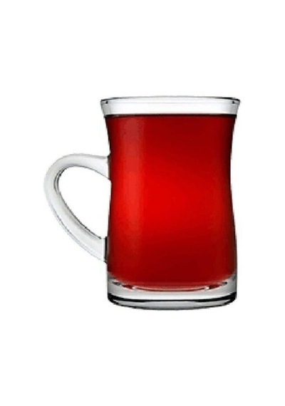 55613 Mila Kulplu Büyük Çay Bardağı 145 Cc 3 Lü çok renkli