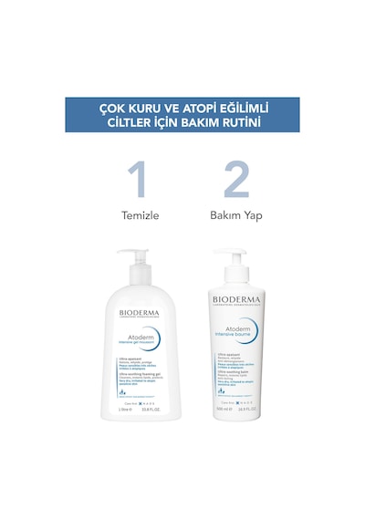 Atoderm Intensive Balm Çok Kuru Atopi Eğilimli Cilt Nemlendirici Onarıcı Krem Yetişkin, Çocuk 200 Ml