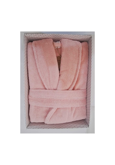 Özdilek Colourist Şal Yaka Bornoz S-m Beden Açık Mercan Pembe