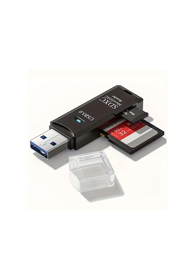 Durukar 2in1 Usb 3.0 Micro Sd Hafıza Kartı - Tf Kart Okuyucu Hub Adaptör Veri Aktarıcı