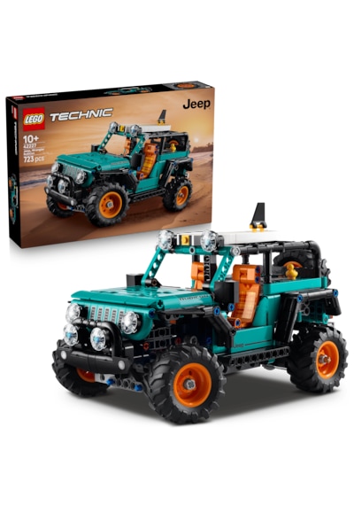 LEGO® Technic™ Jeep® Wrangler Rubicon SUV 42227 - 10 Yaş ve Üzeri Çocuklar için Ördek İçeren Oyuncak Yapım Seti (723 Parça)