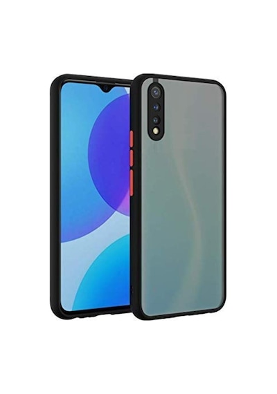 Fibaks Galaxy A50/a30s Uyumlu Kılıf Mat Parmak Izi Yapmaz Kamera Korumalı Renkli Tuşlu Sert Silikon