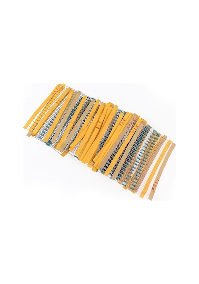 Alkatronik Kutulu 600 Parça Direnç Seti 10ohm / 1mohm 30 Farklı Tip 20şer Adet Metal Film Dip Direnç