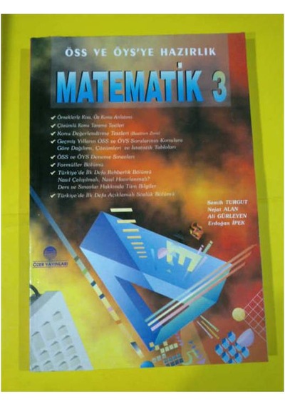 Öss-Öys Matematik Cilt 3 x1998 Öncesi