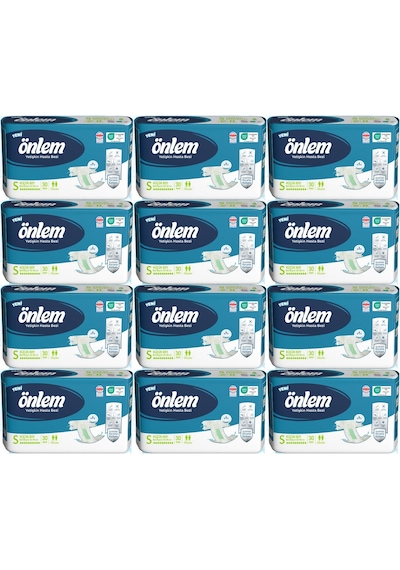 Önlem Hasta Bezi Bel Bantlı Tekstil Yüzey S - Küçük 360 Adet S