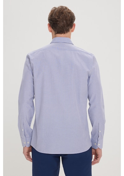 AC&Co / Altınyıldız Classics Erkek Beyaz Mavı Slim Fit Dar Kesim Düğmeli Yaka Çizgili Gömlek Beyaz Mavı AC&Co / Altınyıldız Classics Erkek Beyaz Mavı Slim Fit Dar Kesim Düğmeli Yaka Çizgili Gömlek Beyaz Mavı