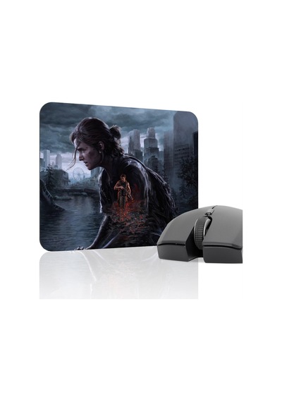 The Last Of Us Kaymaz Dikişli Kauçuk Oyuncu Mousepad V2 - 22x18 Gaming Mouse Pad Fare Altlığı