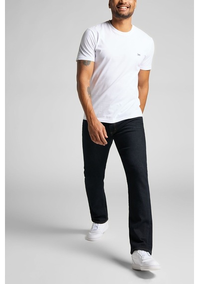 Lee Slim Fit Dar Kesim Normal Bel Extreme Motion Erkek Siyah Jean Denim Kot Pantolon L72ASO36 Koyu Mavi