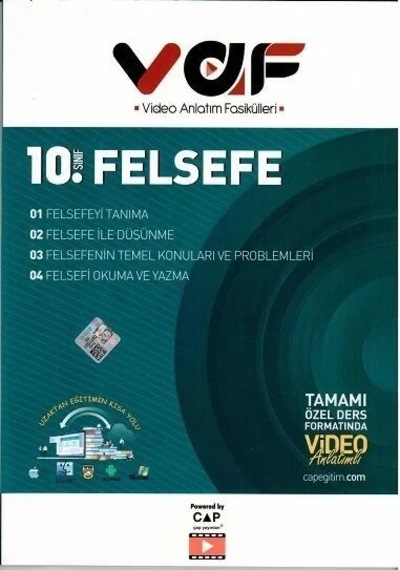 Çap 10.sınıf Felsefe Video Anlatım Fasikülleri