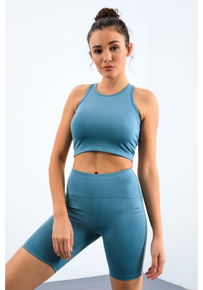Tommylife Mint Yeşil Yüksek Bel Toparlayıcı Dar Kalıp Crop Biker Kadın Tayt Takım - 95302 Mint Yeşili Tommylife Mint Yeşil Yüksek Bel Toparlayıcı Dar Kalıp Crop Biker Kadın Tayt Takım - 95302 Mint Yeşili