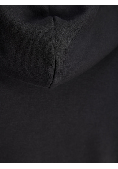 Jack & Jones Erkek Gögüs Baskili Kapüsonlu Sweatshirt - Tom - 12298419 Siyah