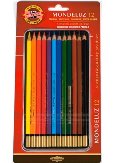 Koh-i Noor Set Aquarel Pencils 3722 12 Çokrenkli