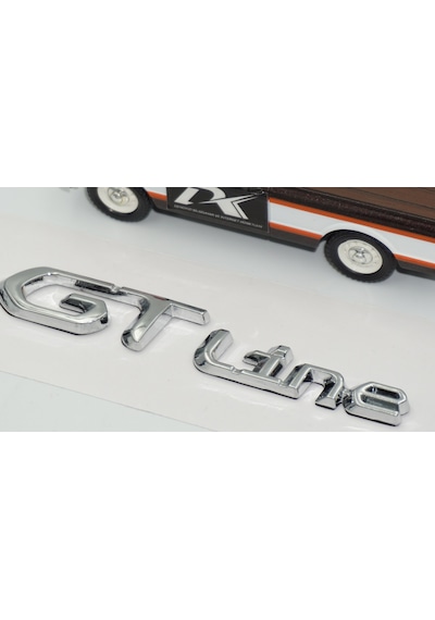 Dk Tuning Gt Line Bagaj Krom Metal Yazı Logo Arma Peugeot İle Uyumlu Bagaj Arma