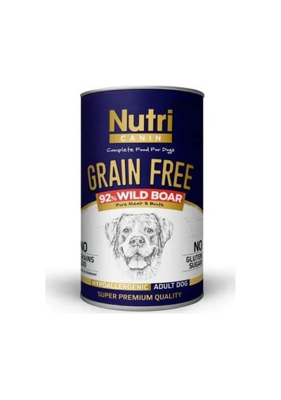 Tahılsız Yaban Domuzlu Yetişkin Köpek Konservesi 400gr