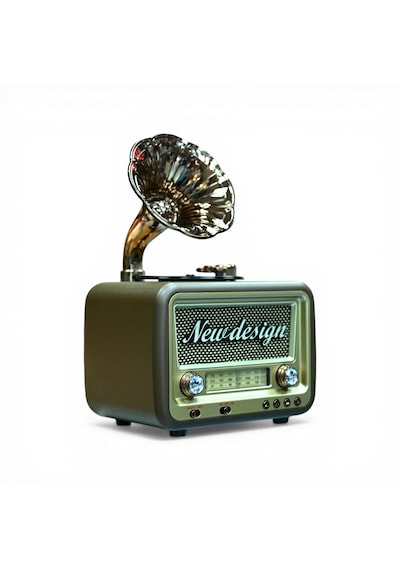 Rt-609a Nostaljik Şık Tasarım Radyo,gramafon Bluetooth Nostalji Radyo Büyük Boy