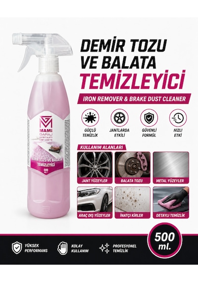Yüksek Kaliteli Demir Tozu Ve Balata Temizleyici 500 Ml