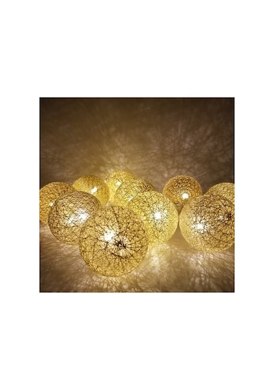 2 Metre 10 Lu Top Led Işık - Pilli Gün Işığı Dekoratif Aydınlatma