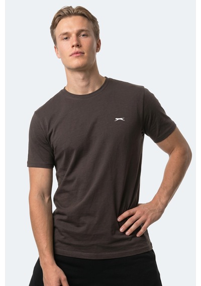 Slazenger Rosalva In Erkek Koyu Kahve Tişört Kahverengi