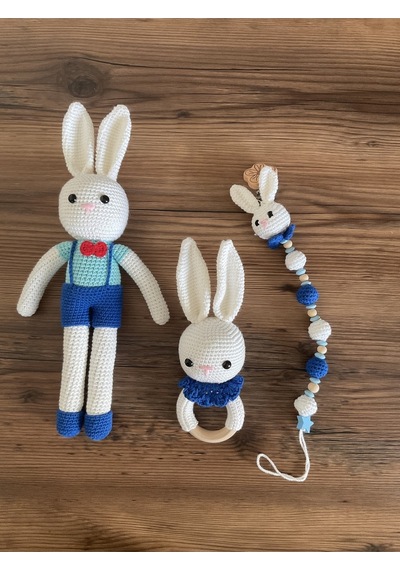 Amigurumi Erkek Tavşan Seti