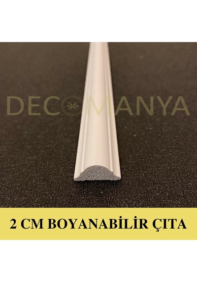 Decomanya Boyanabilir Duvar Çıtası 2 Cm Poliüretan Duvar Çıtası (480014711)