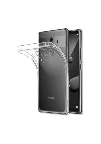 Huawei Mate 10 Pro İle Uyumlu Kılıf Şeffaf Kamera Korumalı Esnek Silikon Telefon Kılıfı Kapak