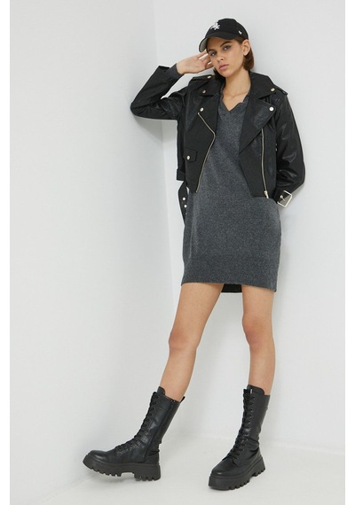 Only Kadın Deri Ceket Onlcmila Faux Leath Biker Jacket - 15265315 001