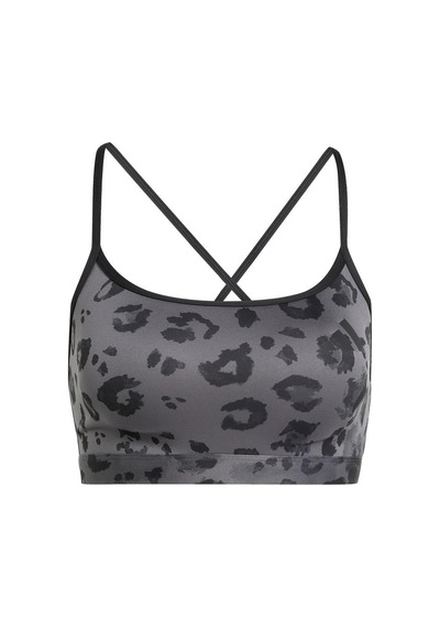 Adidas Gri Kadın Sporcu Sütyeni Aer Ls Bra Aop Jn2662